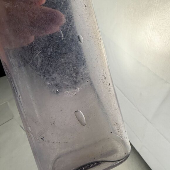 Vintage Pearl Purple Tint Glass Medicine Bottle XVI - Picture 11 of 12